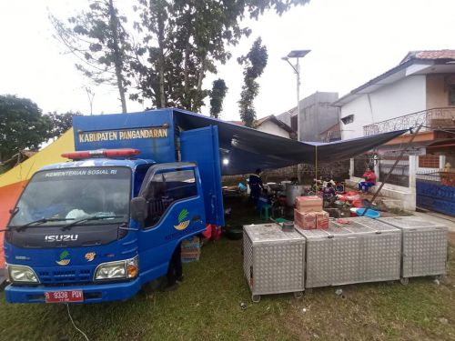 Tagana Kabupaten Pangandaran Buat Dapur Umum Untuk Korban Gempa Cianjur