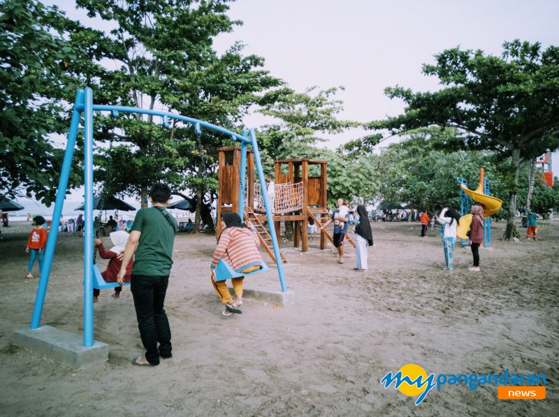 Ada Taman Bermain Mini di Pantai Barat Pangandaran 