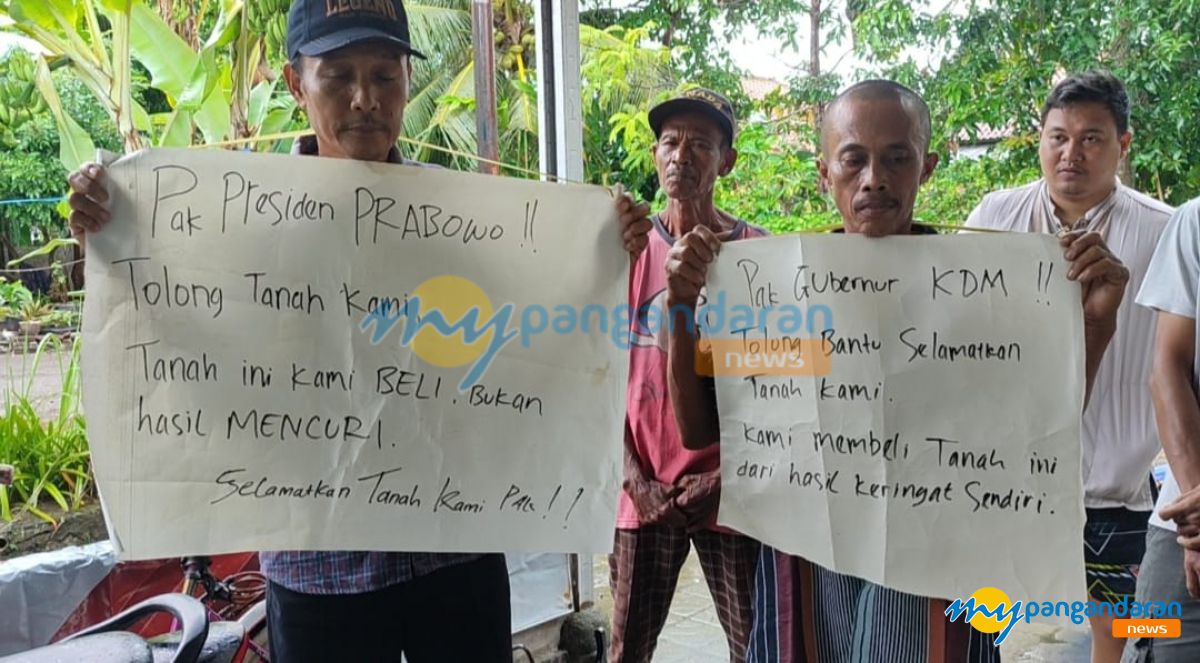 Tanahnya di Klaim Kemkeu RI, Warga Pangandaran Minta Tolong Presiden 