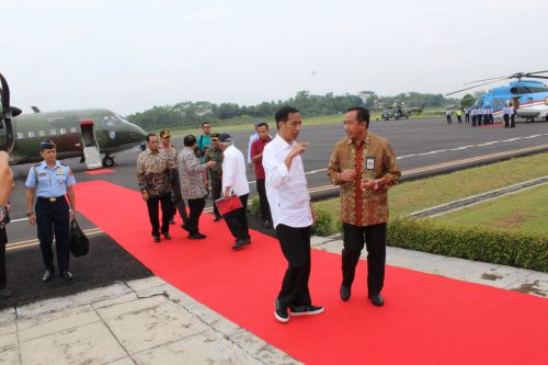 Warnai Kedatangan Presiden Jokowi, Foto Hoax Menyebar di Pangandaran